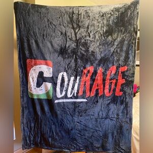 NWOT Dave Chappelle branded fleece throw blanket